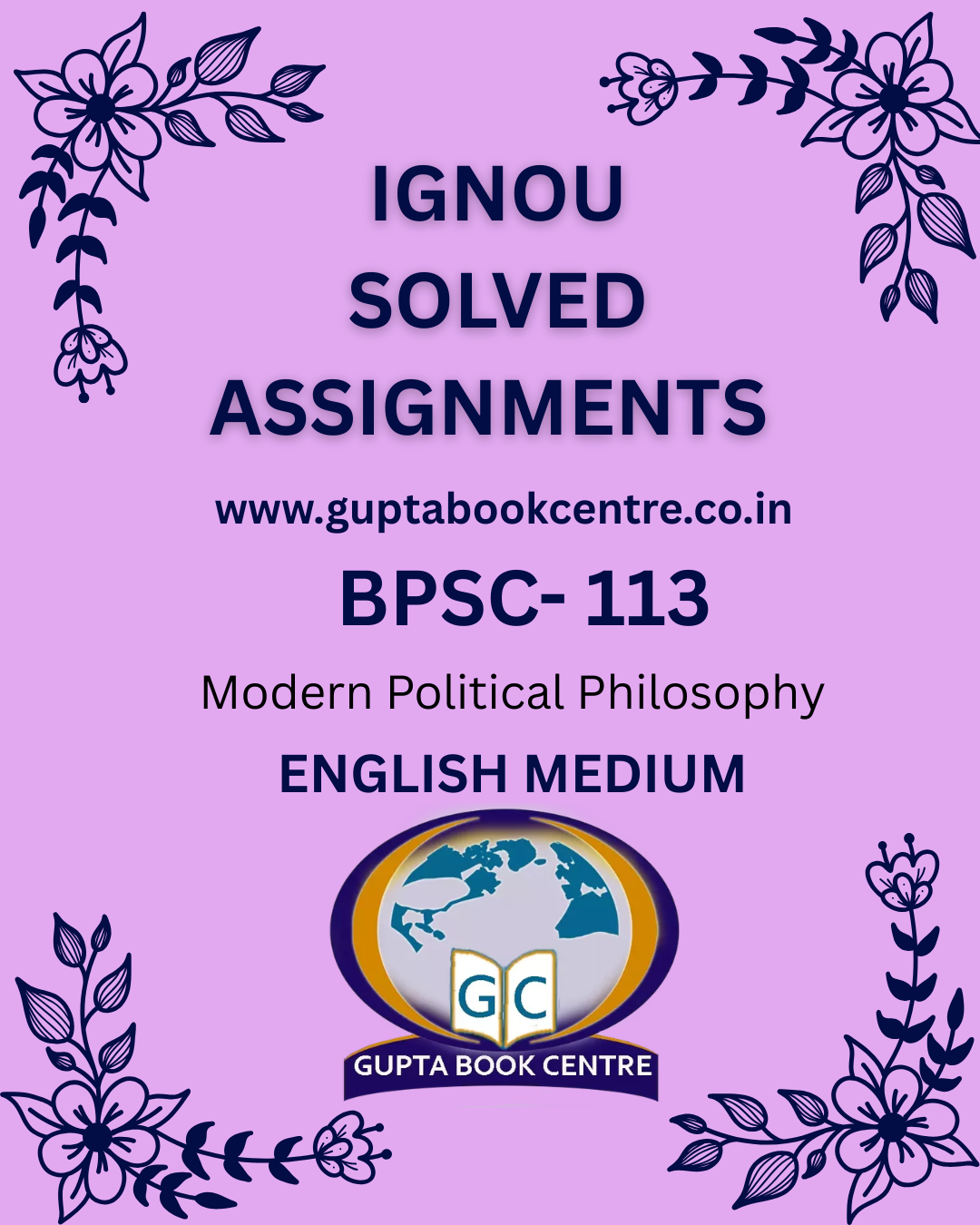 BPSC-113 Modern Political Philosophy Solved Assignment 2025-26 in English