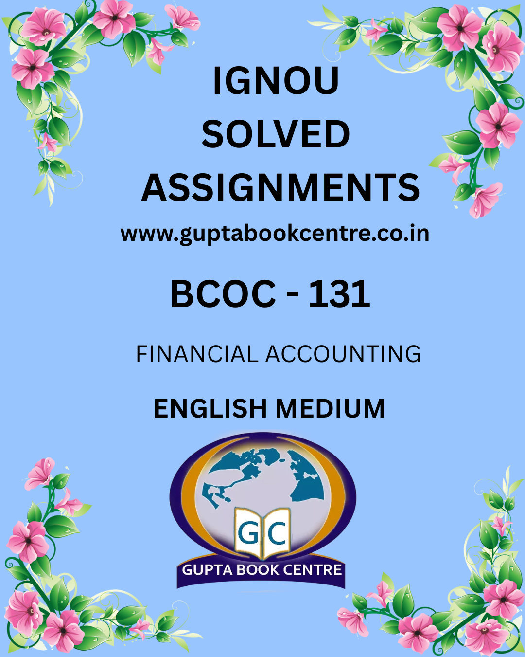 BCOC – 131: FINANCIAL ACCOUNTING Assignment 2025-26 in ENGLISH