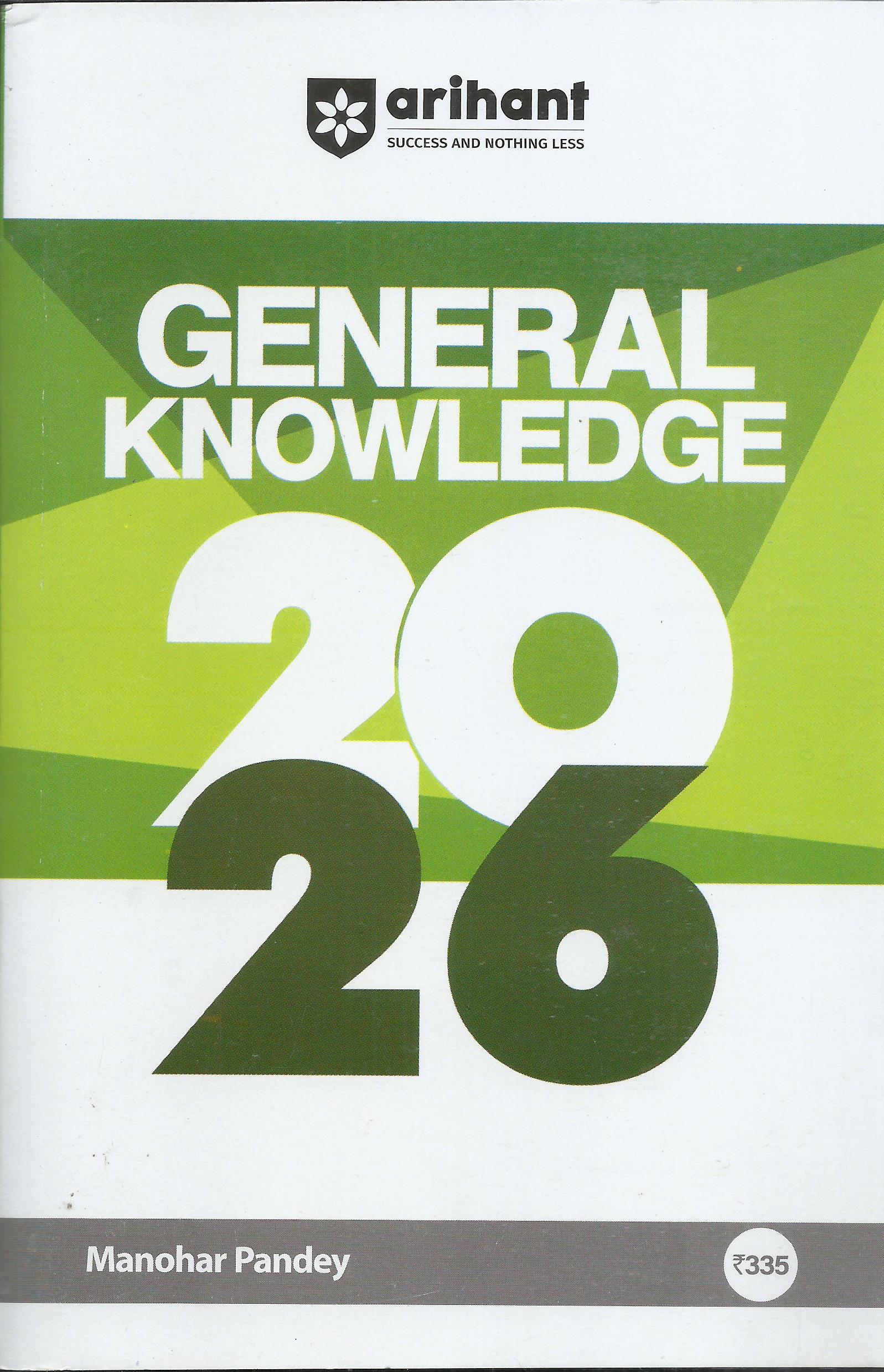 General Knowledge -2026 in English By Manohar Pandey