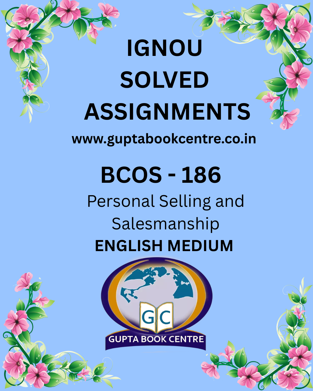 BCOS-186 Personal Selling and Salesmanship Solved Assignment 2025-26 in English