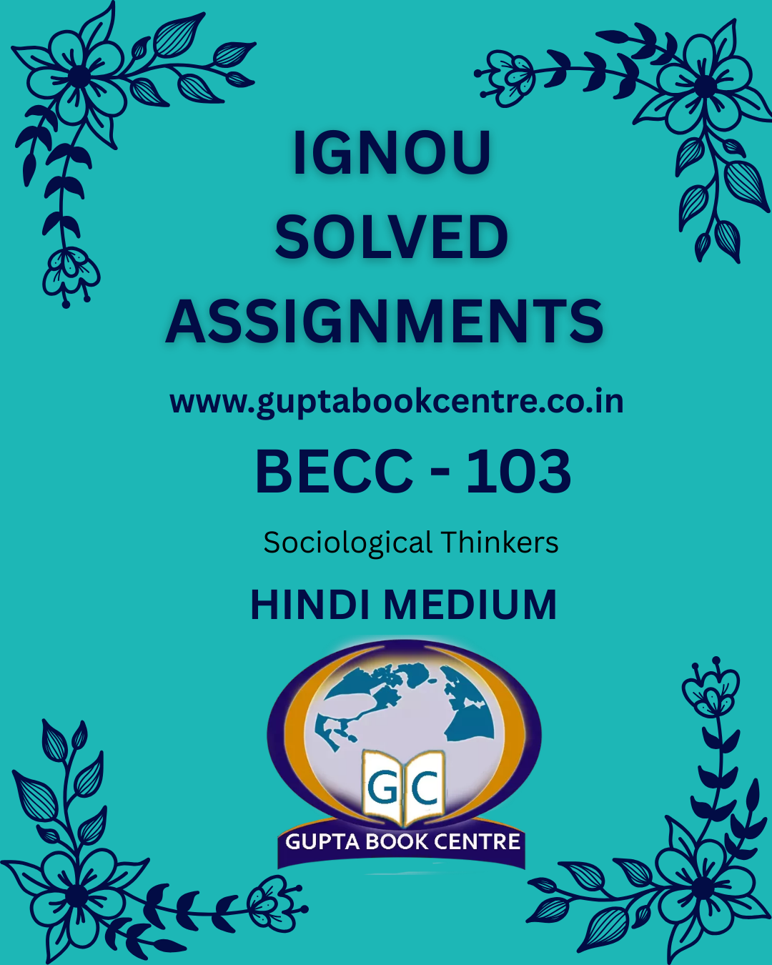 BECC-103 Sociological Thinkers Solved Assignment 2025-26 in Hindi