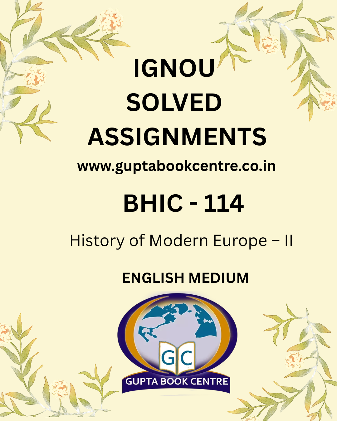 BHIC-114 History of Modern Europe – II Solved Assignment 2025-26 in English