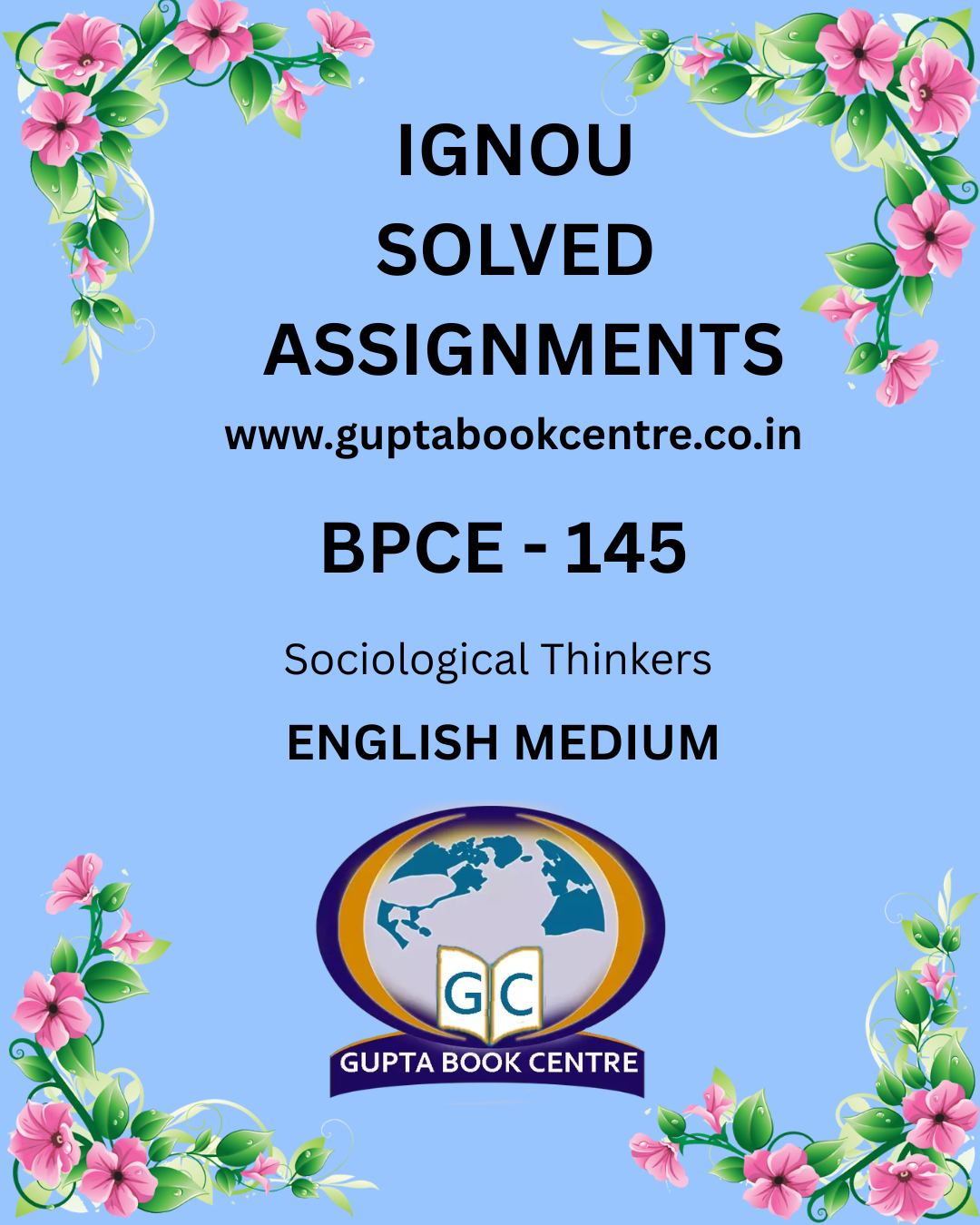 BPCE -145 Sociological Thinkers Solved Assignment 2025-26 in English