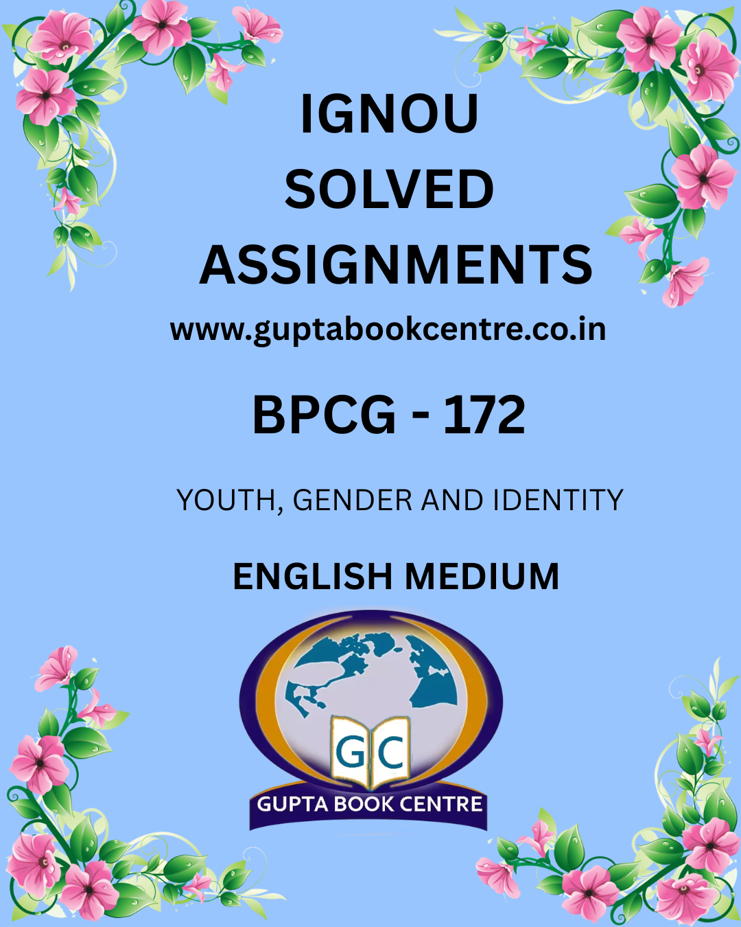 BPCG-172 YOUTH, GENDER AND IDENTITY Solved Assignment 2025-26 in English