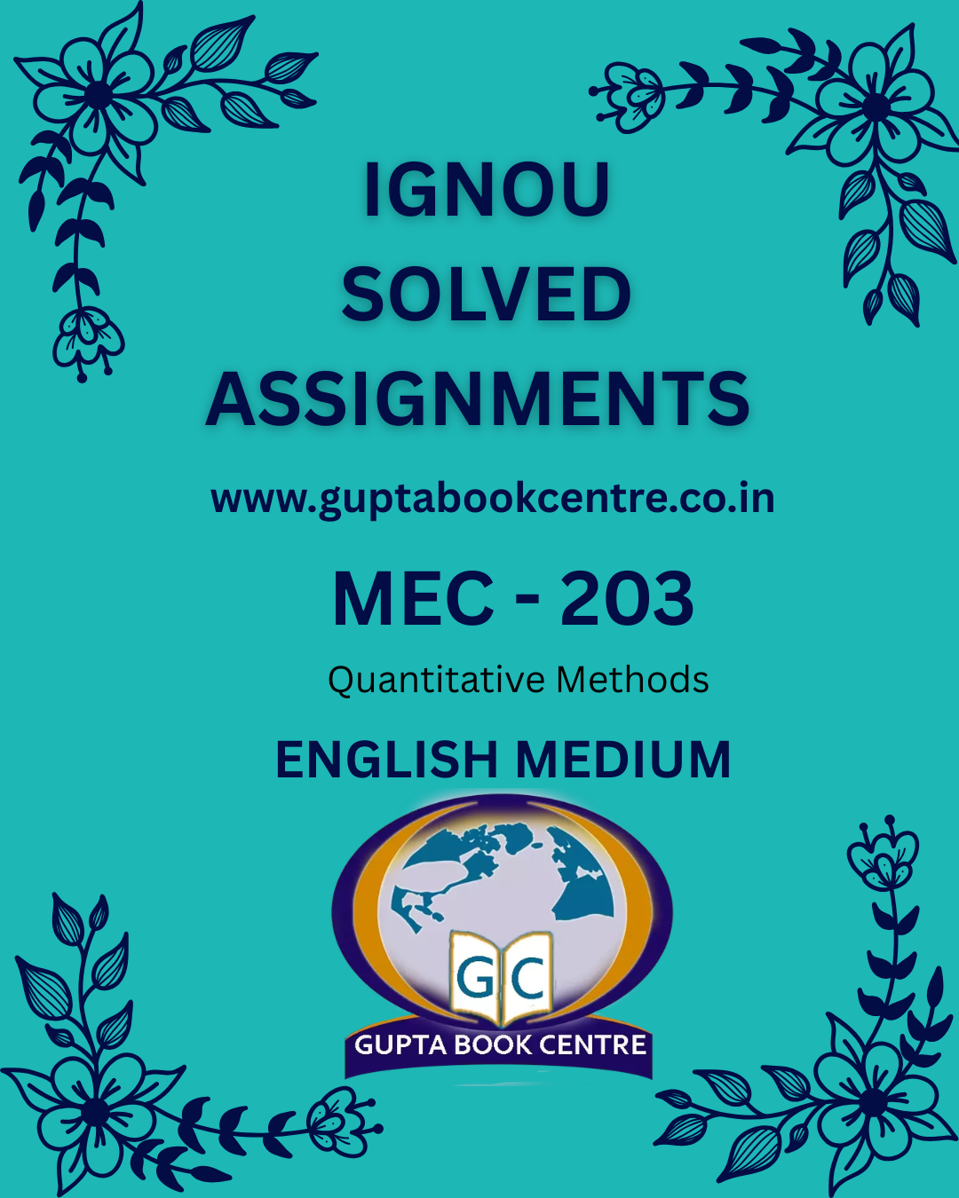 MEC-203 Solved Assignment 2025-26 | Quantitative Methods | In English