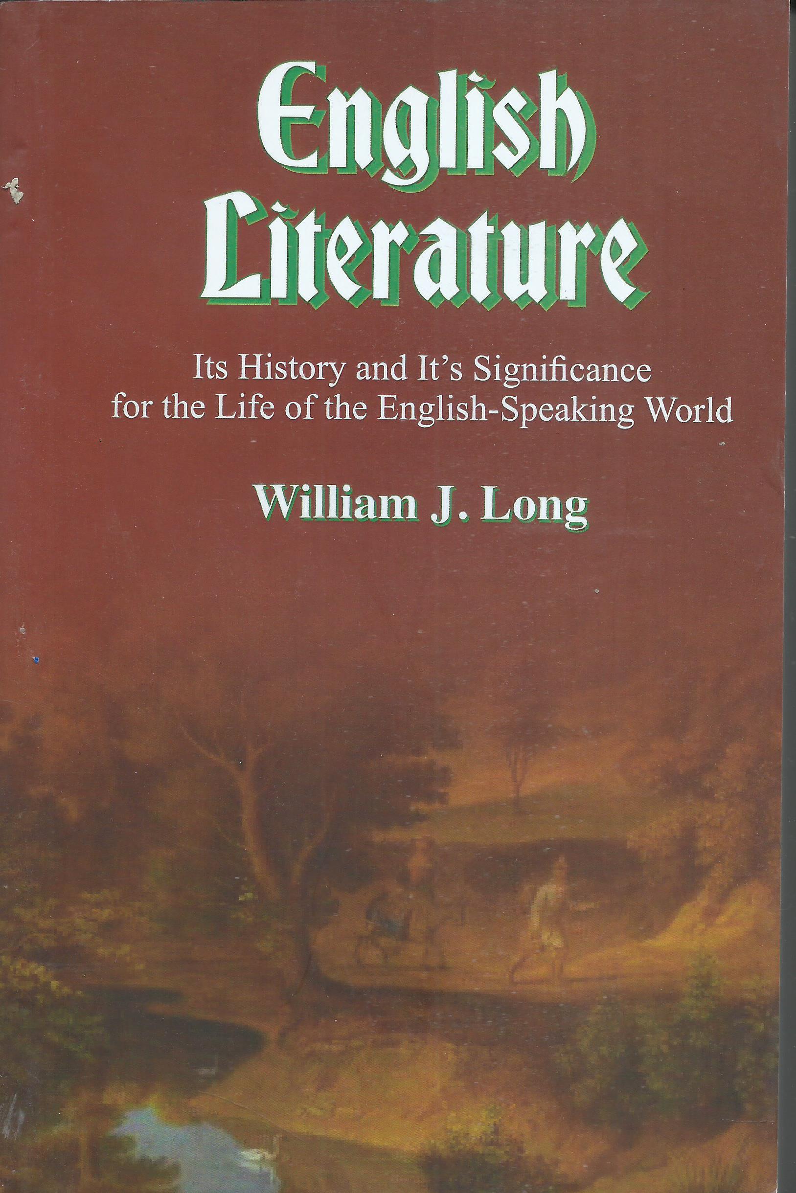 ENGLISH LITERATURE - WILLIAM J. Long